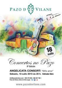 Sábado 18 de julio: música de evocación galaico – portuguesa para una noche de verano en Pazo de Vilane