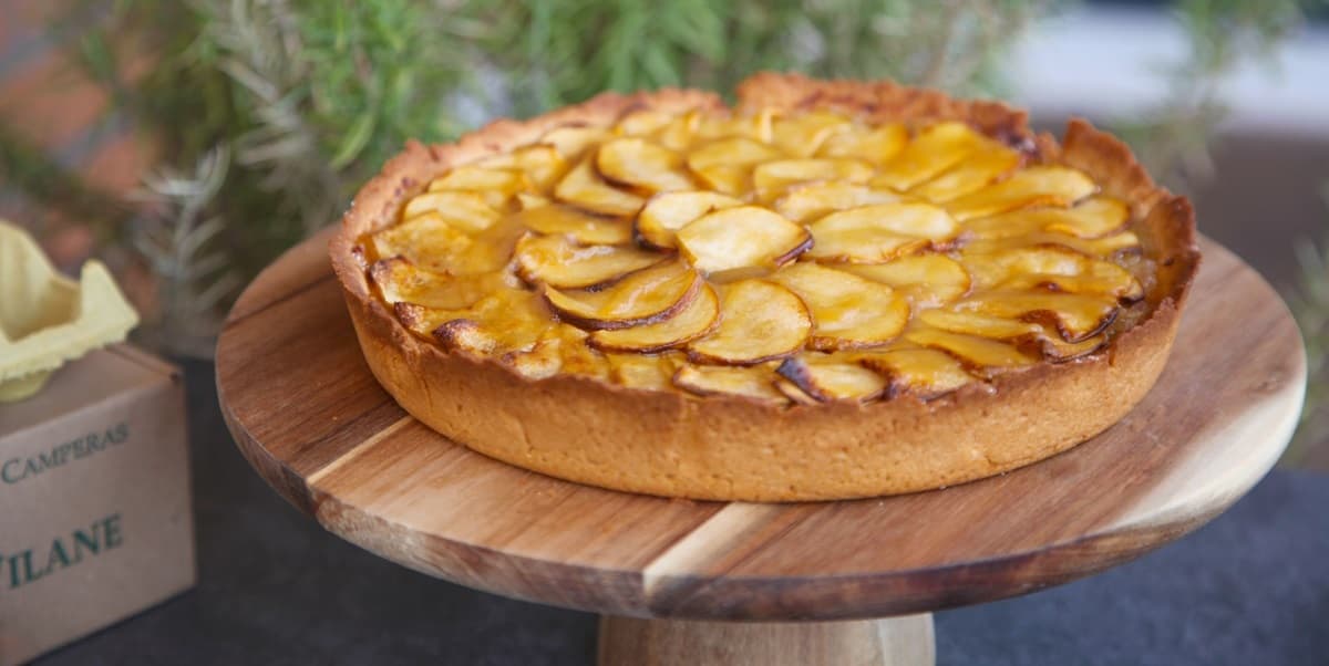 Tarta de manzana casera