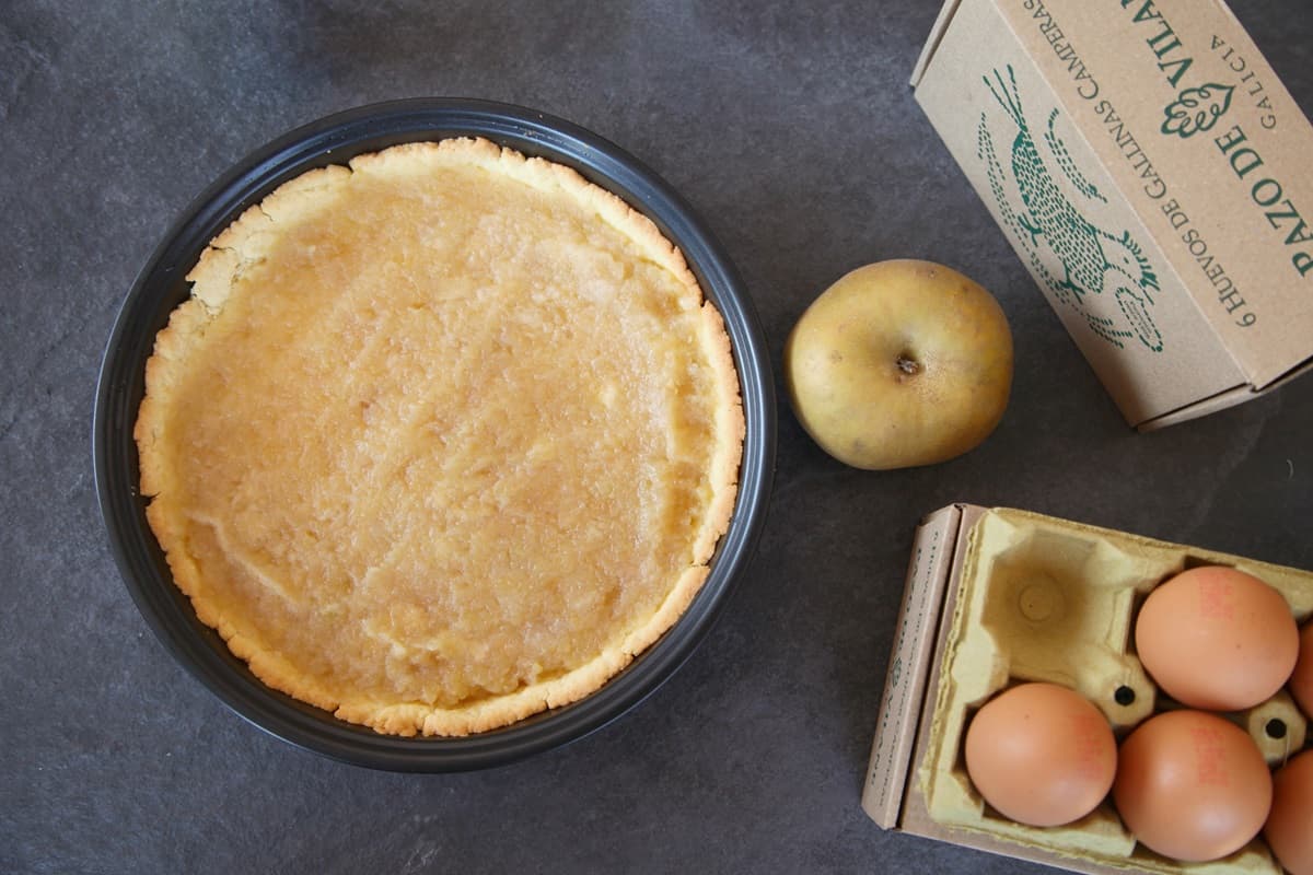 ingredientes de tarta de manzana