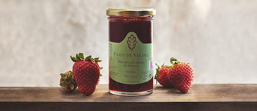 Handmade Strawberry jam from Pazo de Vilane