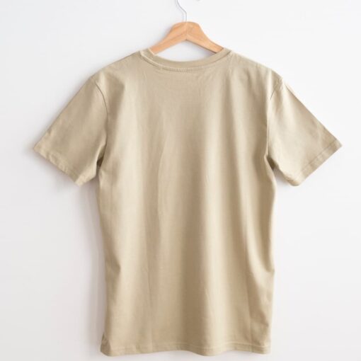 Camiseta beige verdoso algodón orgánico Pazo de Vilane