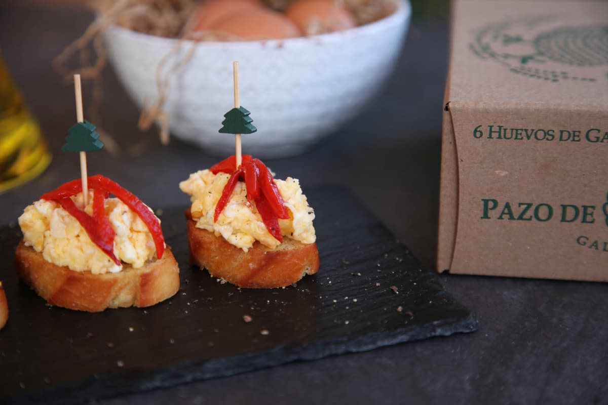 Canapés navideños