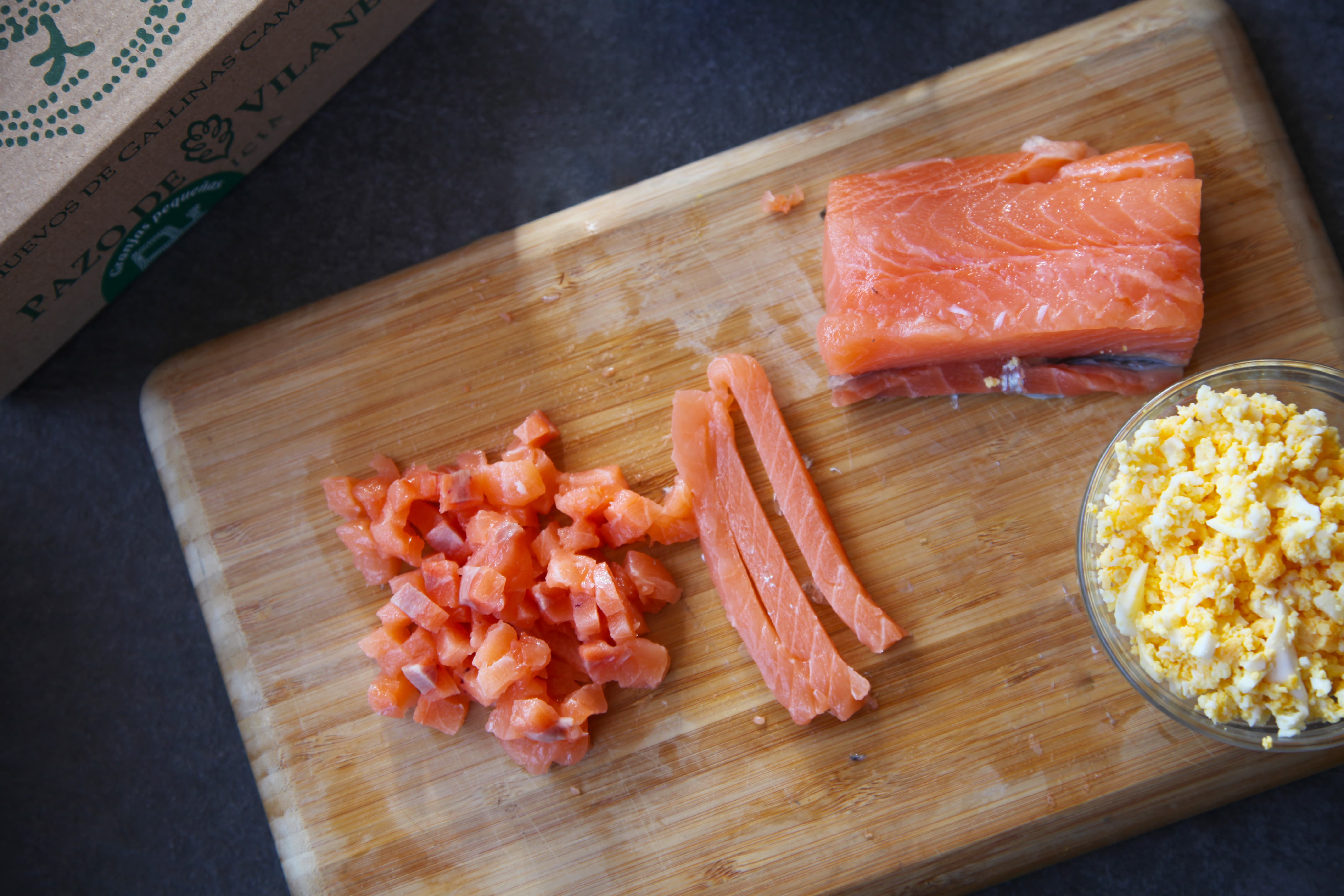 Tartar de salmón