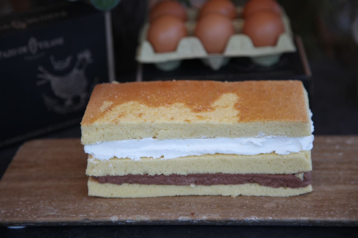 capa de nata para la tarta de san marcos