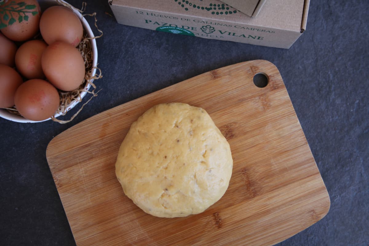 masa para rosquillas de San Isidro 